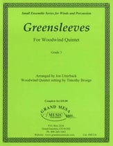 GREENSLEEVES WOODWIND QUNTET cover